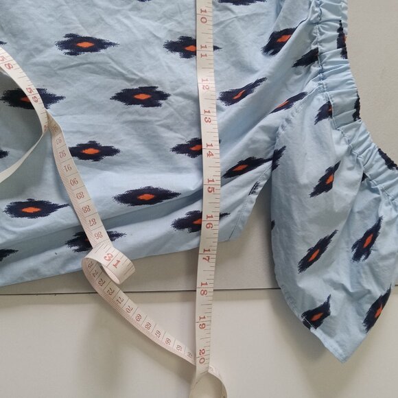 J. CREW ~ Off The Shoulder Ikat Print Dress - Picture 10 of 11